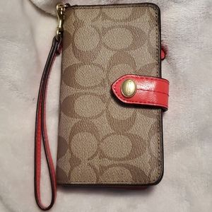 Small Coach Wristlet